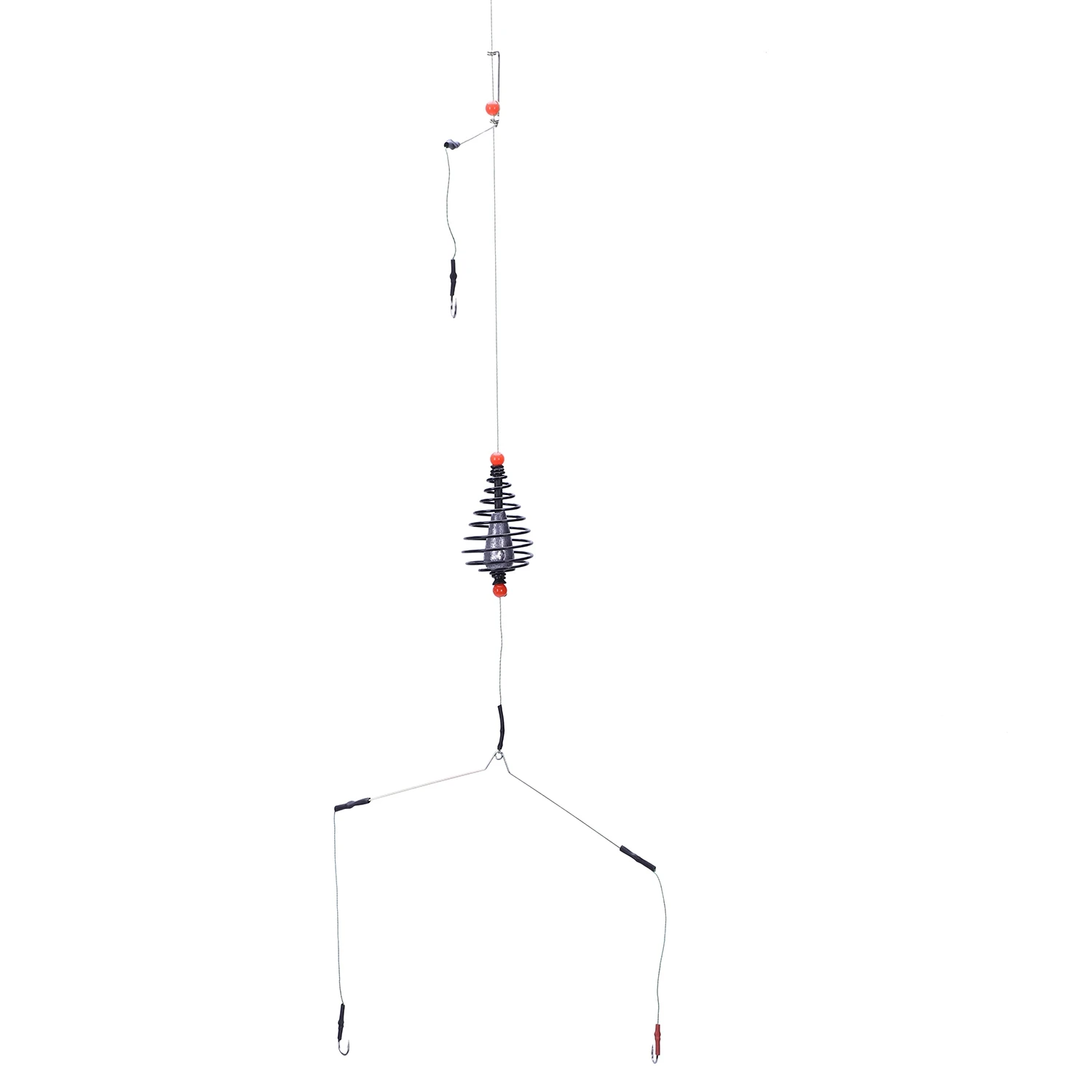 BMDT-1Pc Length 39Cm Three Hooks Fishing Bait Cage Lead Sinker Swivel With Line Hooks For Carp Feeder
BMDT-1Pc Length 39Cm Three Hooks Fishing Bait Cage Lead Sinker Swivel With Line Hooks For Carp Feeder