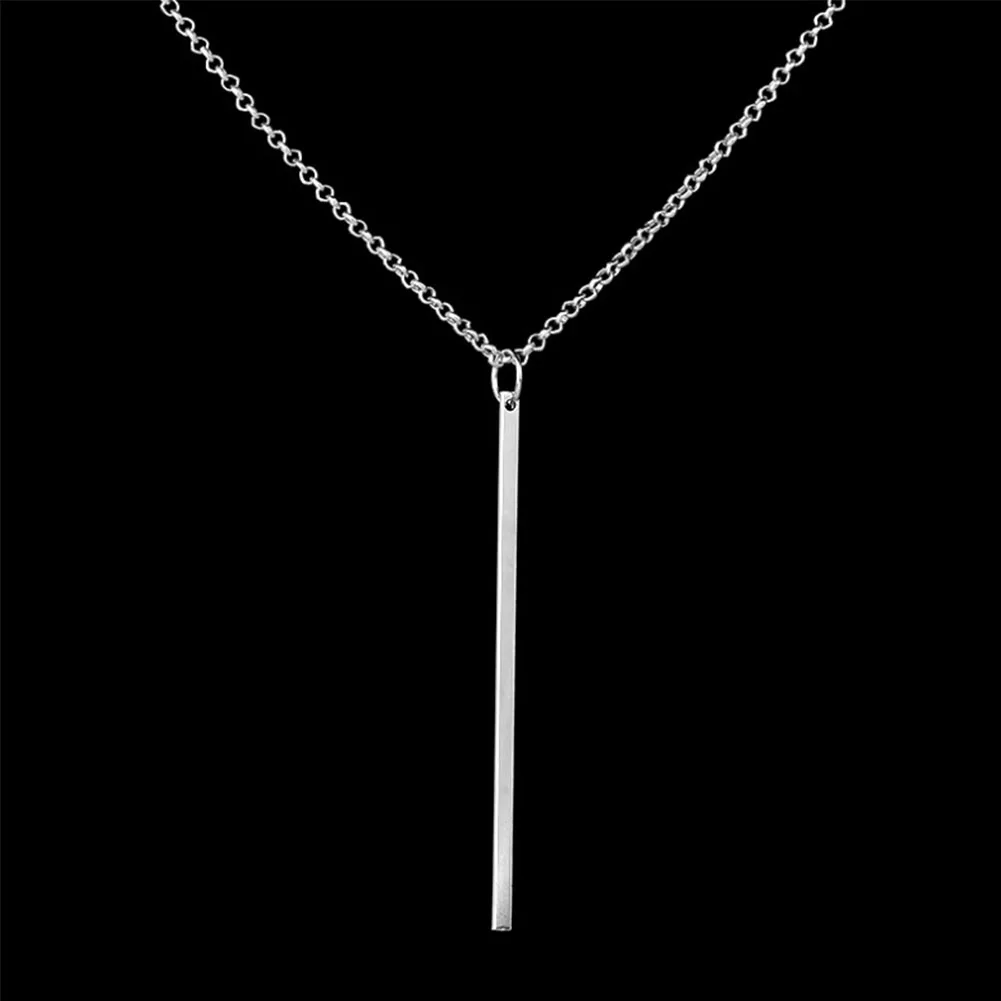 Cut Alloy Exquisite Jewelry Women Necklace Charming Stick Pendant Long Link Chain Lover's Gift Strip Lovely Fabala Hollow
Cut Alloy Exquisite Jewelry Women Necklace Charming Stick Pendant Long Link Chain Lover's Gift Strip Lovely Fabala Hollow