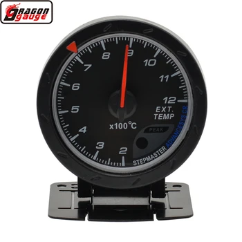 Dragon gauge 60mm Black Shell Stepper motor Auto Car Ext Temp Meter Exhaust Gas Temperature Gauge With White and Red backlight
Dragon gauge 60mm Black Shell Stepper motor Auto Car Ext Temp Meter Exhaust Gas Temperature Gauge With White and Red backlight