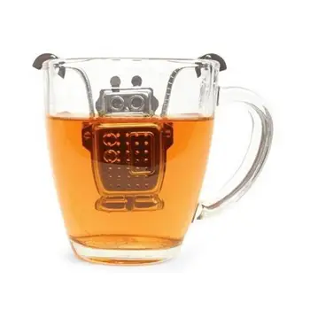 Robot Shaped Stainless Steel Tea Filter Accessories Multi-purpose Tea Leaf Brine Ingredients Herbs Strainer Hot Pot Soup Maker
Robot Shaped Stainless Steel Tea Filter Accessories Multi-purpose Tea Leaf Brine Ingredients Herbs Strainer Hot Pot Soup Maker
