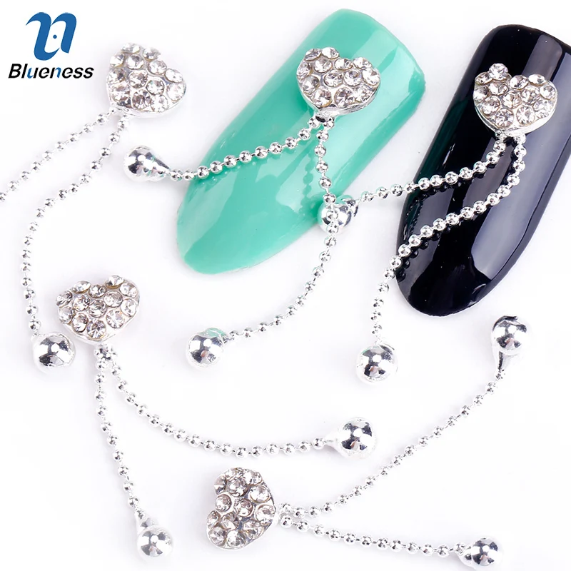 Blueness 10 Pcs/Lot 3D Nail Art Crystal Diamond Heart Design Flash System Rhinestone Nail Products Professionals
Blueness 10 Pcs/Lot 3D Nail Art Crystal Diamond Heart Design Flash System Rhinestone Nail Products Professionals