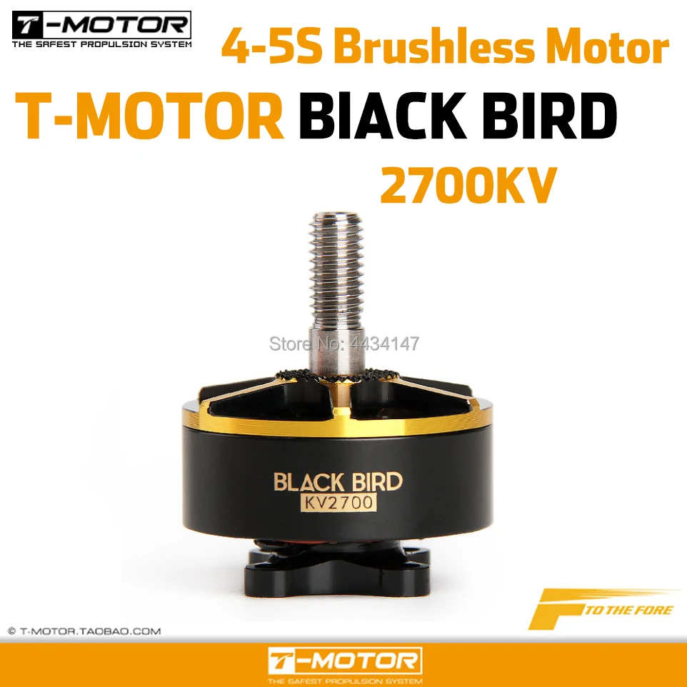High Power T-motor Black Bird Brushless Motor Edition 2207 2700KV 4-5S Brushless Motor for RC Drone FPV Racing Accessories
High Power T-motor Black Bird Brushless Motor Edition 2207 2700KV 4-5S Brushless Motor for RC Drone FPV Racing Accessories