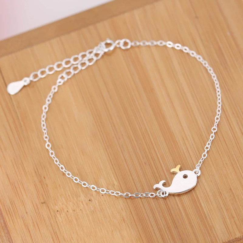 New Fashion Jewelry Beautiful 925 Sterling Silver Bracelets Whale gold Simple Personality Sweet Bracelets
New Fashion Jewelry Beautiful 925 Sterling Silver Bracelets Whale gold Simple Personality Sweet Bracelets