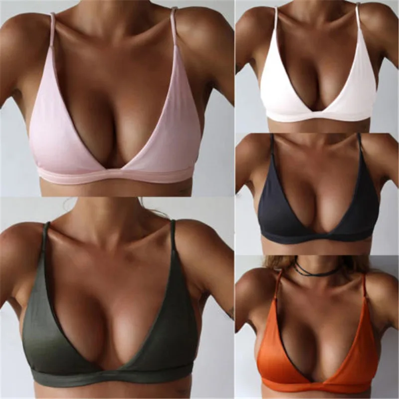 Hot Sales Sexy Women Push Up Bra Backless Bikini Beachwear Deep V-neck Crop Top Sport Wrap Halter Tank Vest Swimwear Camisoles
Hot Sales Sexy Women Push Up Bra Backless Bikini Beachwear Deep V-neck Crop Top Sport Wrap Halter Tank Vest Swimwear Camisoles