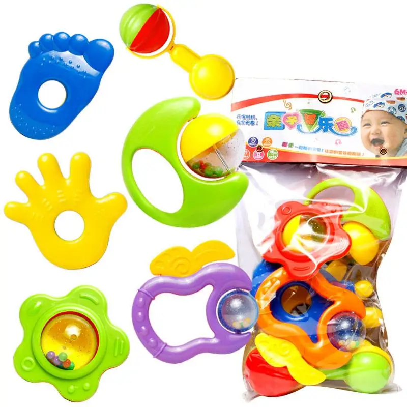 6pcs/set Baby Toys New Plastic Hand Jingle Shaking Bell Ring Rattle Toddler Kids Handbell Music Toy for Newborn Children
6pcs/set Baby Toys New Plastic Hand Jingle Shaking Bell Ring Rattle Toddler Kids Handbell Music Toy for Newborn Children