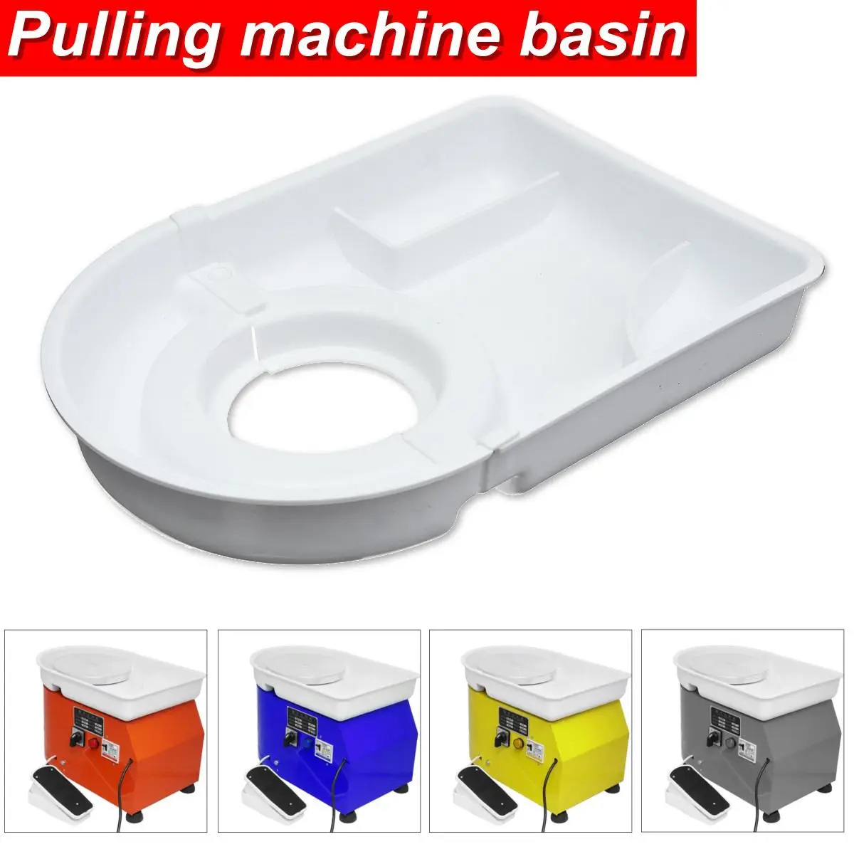 Pottery Wheel Ceramic Machine Pulling machine basin ABS Plastic Work Clay Art Craft Tool Parts Fittings
Pottery Wheel Ceramic Machine Pulling machine basin ABS Plastic Work Clay Art Craft Tool Parts Fittings