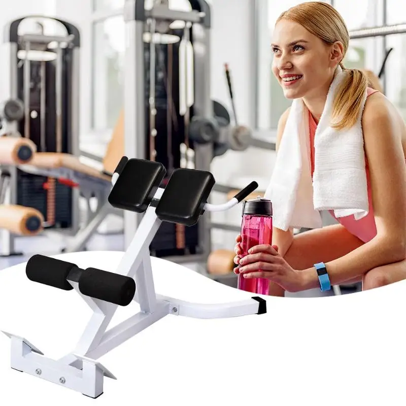 N-027 Back Hyperextension Bench Roman Chair White & Black Back abdominal muscle exercise Unisex Weight loss shaping Equipment
N-027 Back Hyperextension Bench Roman Chair White & Black Back abdominal muscle exercise Unisex Weight loss shaping Equipment