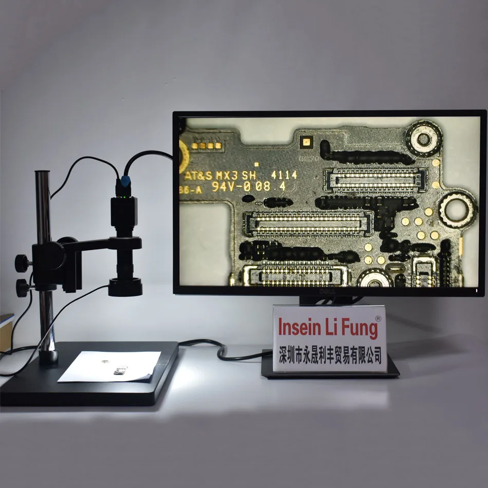 HD 1080P HDMI Video Microscope Camera+High Working Distance Large Field of View 5X-100X C-mount Lens+Bracket+LED Light Source
HD 1080P HDMI Video Microscope Camera+High Working Distance Large Field of View 5X-100X C-mount Lens+Bracket+LED Light Source