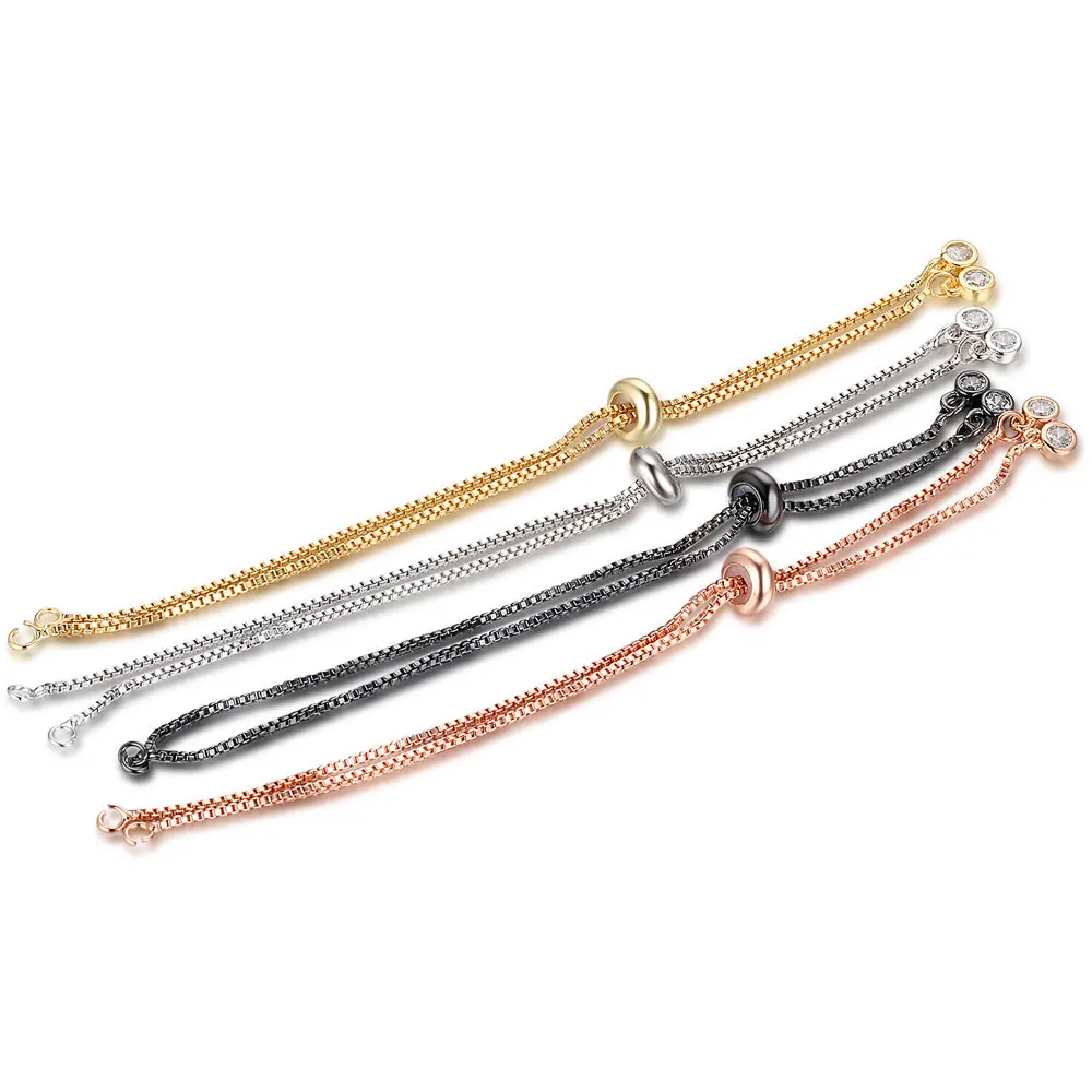 Drawstring Basic CZ Zircon Adjustable Sizes Bracelet For DIY Micro Pave Cubic Zirconia Jewelry Bracelets Making Wholesale
Drawstring Basic CZ Zircon Adjustable Sizes Bracelet For DIY Micro Pave Cubic Zirconia Jewelry Bracelets Making Wholesale