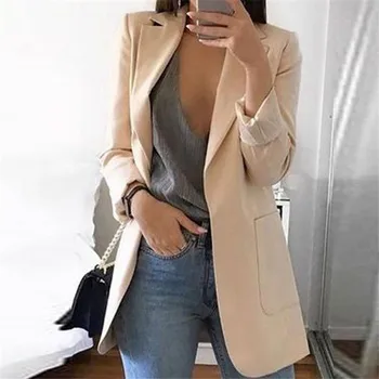 New Fashion Women's Casual Mid Trench Coat Business Office Lapel Slim Cardigan Outdoor Work Suit Jackets 
New Fashion Women's Casual Mid Trench Coat Business Office Lapel Slim Cardigan Outdoor Work Suit Jackets