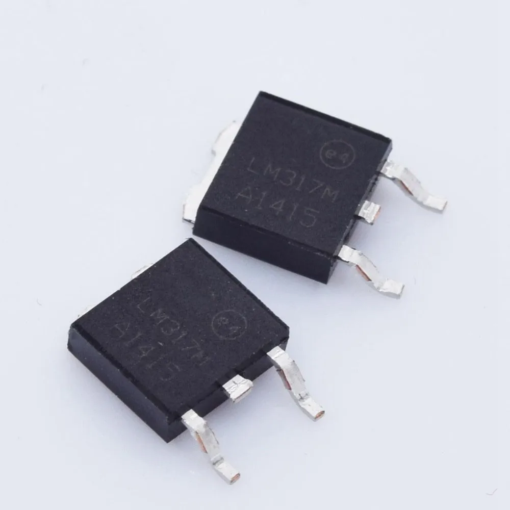 50PCS LM317M LM317 Medium Positive Réglable Régulateur de tension 1.2-37V TO-252