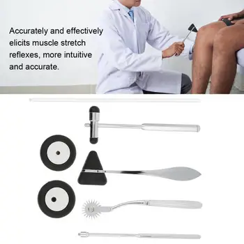 5 in 1 Medical Neurological Hammer Muscle Reflex Diagnostic Hammer Health Care Percussor Kit Set Massage Relaxation
5 in 1 Medical Neurological Hammer Muscle Reflex Diagnostic Hammer Health Care Percussor Kit Set Massage Relaxation