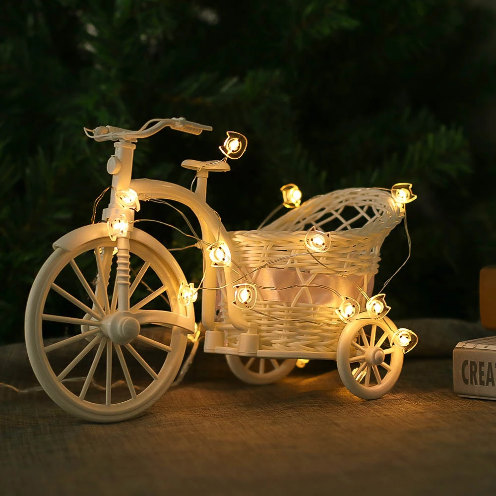 Cat Shape 20 LED Fairy Lights Glow Party Supplies Battery Operated LED String Lamp Xmas Party Wedding Christmas Decoration
Cat Shape 20 LED Fairy Lights Glow Party Supplies Battery Operated LED String Lamp Xmas Party Wedding Christmas Decoration