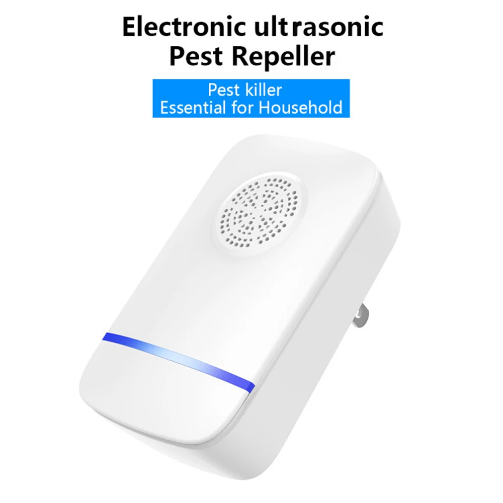 Ultrasonic Pest Repeller Quiet Harmless Repellent Mouse Mosquitoes Roaches Killer Bedroom Garage Essential EU/US/UK/AU Plug
Ultrasonic Pest Repeller Quiet Harmless Repellent Mouse Mosquitoes Roaches Killer Bedroom Garage Essential EU/US/UK/AU Plug