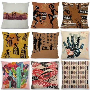 HGLEGYW Ethnic African Style Cushion Cover Dancing Woman Throw Pillowcase Cotton Linen Printed Home Bedroom Car Sofa Waist Decor
HGLEGYW Ethnic African Style Cushion Cover Dancing Woman Throw Pillowcase Cotton Linen Printed Home Bedroom Car Sofa Waist Decor