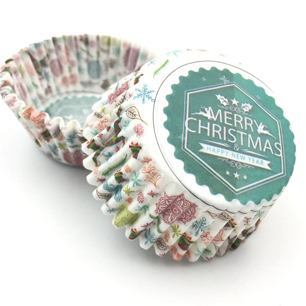 100PCS Decorative Oil-Proof Christmas Paper Baking Cup Cupcake Wrappers Cupcake Liners For Bakery Home Kitchen
100PCS Decorative Oil-Proof Christmas Paper Baking Cup Cupcake Wrappers Cupcake Liners For Bakery Home Kitchen