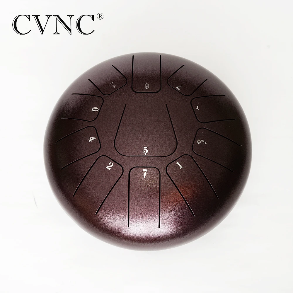 CVNC 10 inch Steel Tongue Drum 11 Notes for Adult Percussion Instruments
CVNC 10 inch Steel Tongue Drum 11 Notes for Adult Percussion Instruments