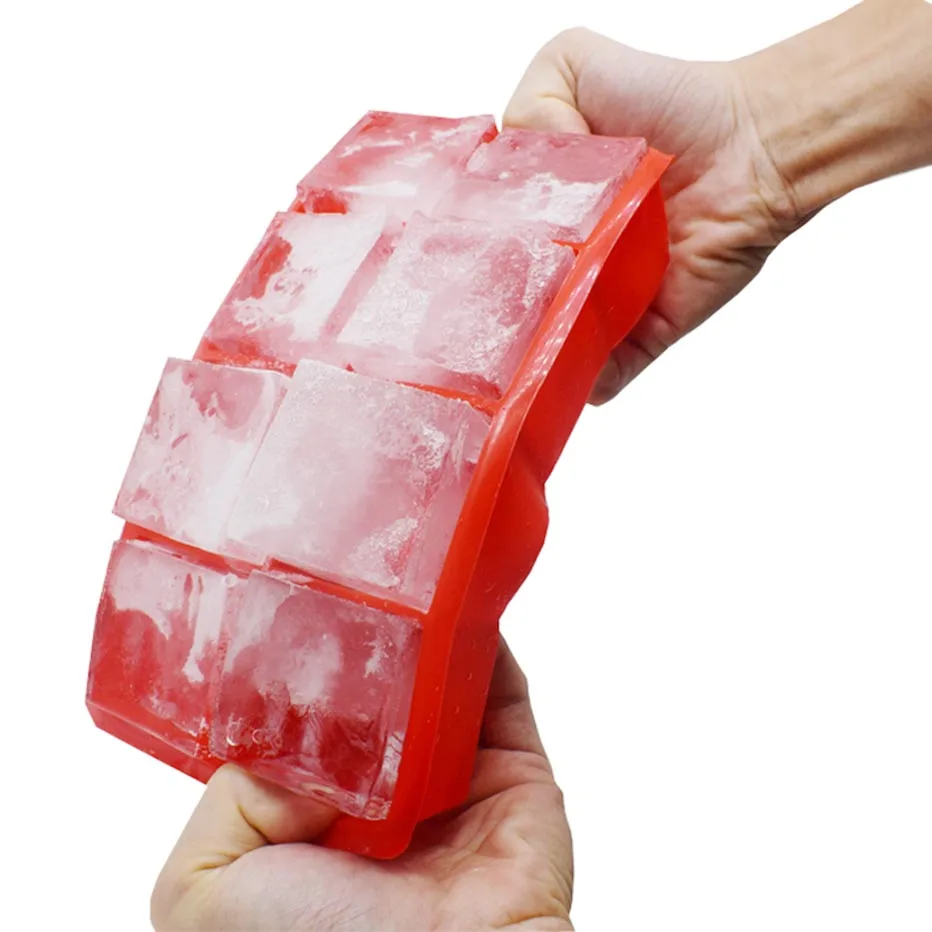 KHGDNOR Ice Cube Mold Tray Food Grade Silicone 8 Holes Square Shape Ice Cube Maker Bar Ice Cube Tray Mould
KHGDNOR Ice Cube Mold Tray Food Grade Silicone 8 Holes Square Shape Ice Cube Maker Bar Ice Cube Tray Mould