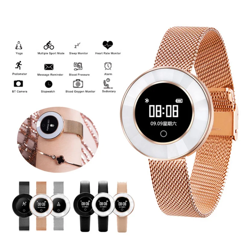 Fashion Casual Watch for Women with Heart Rate Monitor Sleep Tracker IP68 Waterproof Girl's Smart Watch for iPhone Xiaomi Phone
Fashion Casual Watch for Women with Heart Rate Monitor Sleep Tracker IP68 Waterproof Girl's Smart Watch for iPhone Xiaomi Phone