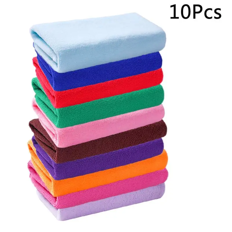 10Pcs/Pack Microfiber Hand Towels Washcloths In Assorted Color Fast Dry Cleaning Cloths Kitchen Decoration
10Pcs/Pack Microfiber Hand Towels Washcloths In Assorted Color Fast Dry Cleaning Cloths Kitchen Decoration