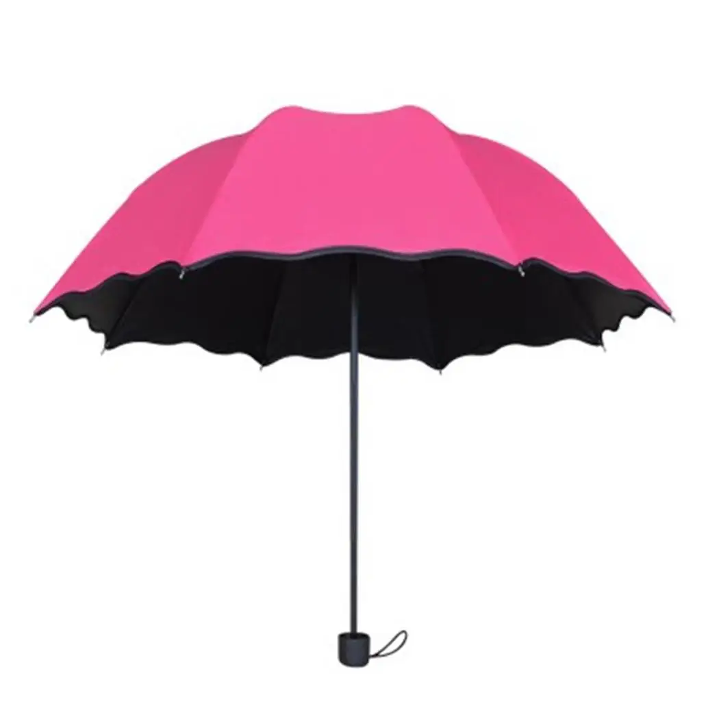 Ultraviolet-proof Parasol Sun Rain Ruffle Black Non-automatic Coating Folding rubber 295g Adults Umbrellas 8
Ultraviolet-proof Parasol Sun Rain Ruffle Black Non-automatic Coating Folding rubber 295g Adults Umbrellas 8