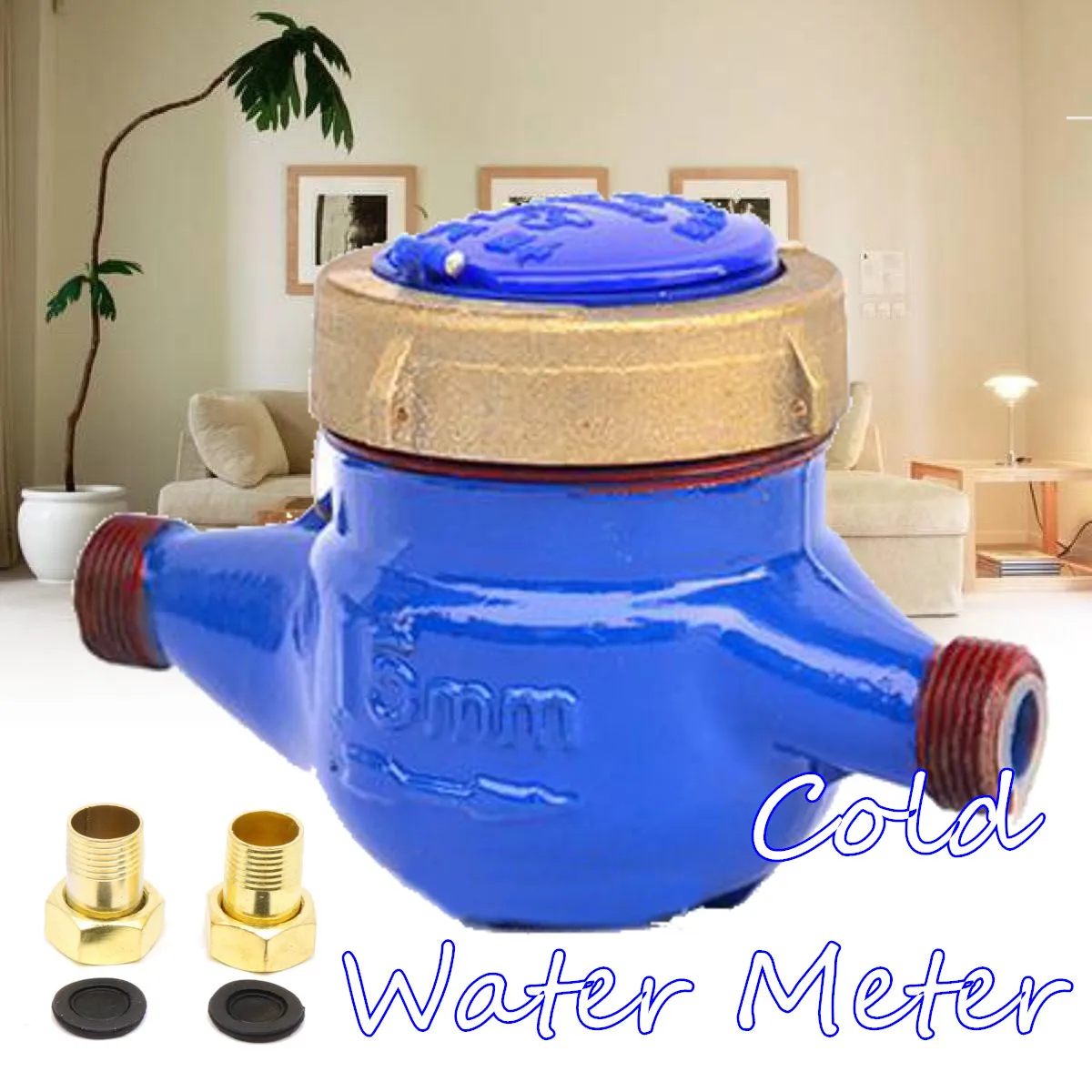 Single Flow Dry Cold Water Table Garden Home Water Measuring Meter Wide Measuring Range Counter Tools with Fittings
Single Flow Dry Cold Water Table Garden Home Water Measuring Meter Wide Measuring Range Counter Tools with Fittings