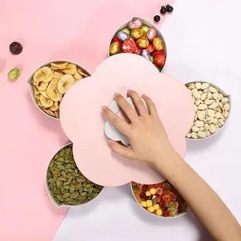 Creative Rotatable Food Candy Holder Storage Box Organizer Compartment Snack Case Plate Food Container Home Party Supplies
Creative Rotatable Food Candy Holder Storage Box Organizer Compartment Snack Case Plate Food Container Home Party Supplies