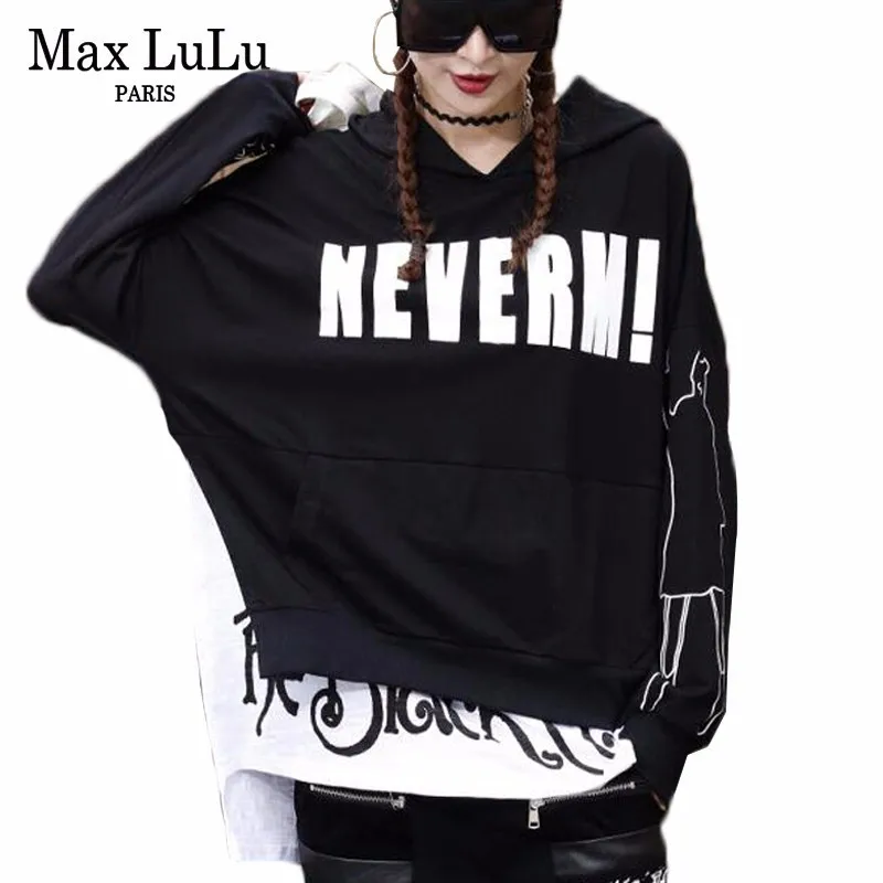 Max LuLu Luxury Korean Style Ladies Punk Streetwear Womens Oversized Hoodies Cotton Moleton Female Sweatshirts Fitness Tractsuit
Max LuLu Luxury Korean Style Ladies Punk Streetwear Womens Oversized Hoodies Cotton Moleton Female Sweatshirts Fitness Tractsuit