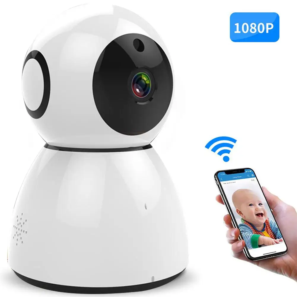 1080P FHD WiFi IP Camera Wireless 2.4 G WiFi Security Panoramic Viewing Camera with Motion Detection Monitor for Baby/Pet/Elder
1080P FHD WiFi IP Camera Wireless 2.4 G WiFi Security Panoramic Viewing Camera with Motion Detection Monitor for Baby/Pet/Elder