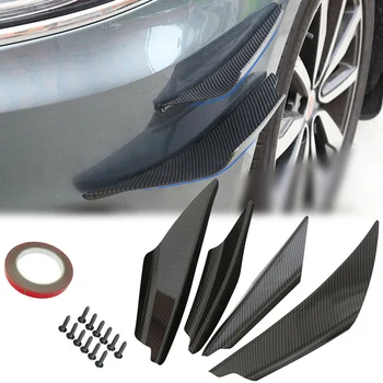 4X Universal Fit Front Bumper Lip Splitter Fins Body Spoiler Canard Valence Chin
4X Universal Fit Front Bumper Lip Splitter Fins Body Spoiler Canard Valence Chin