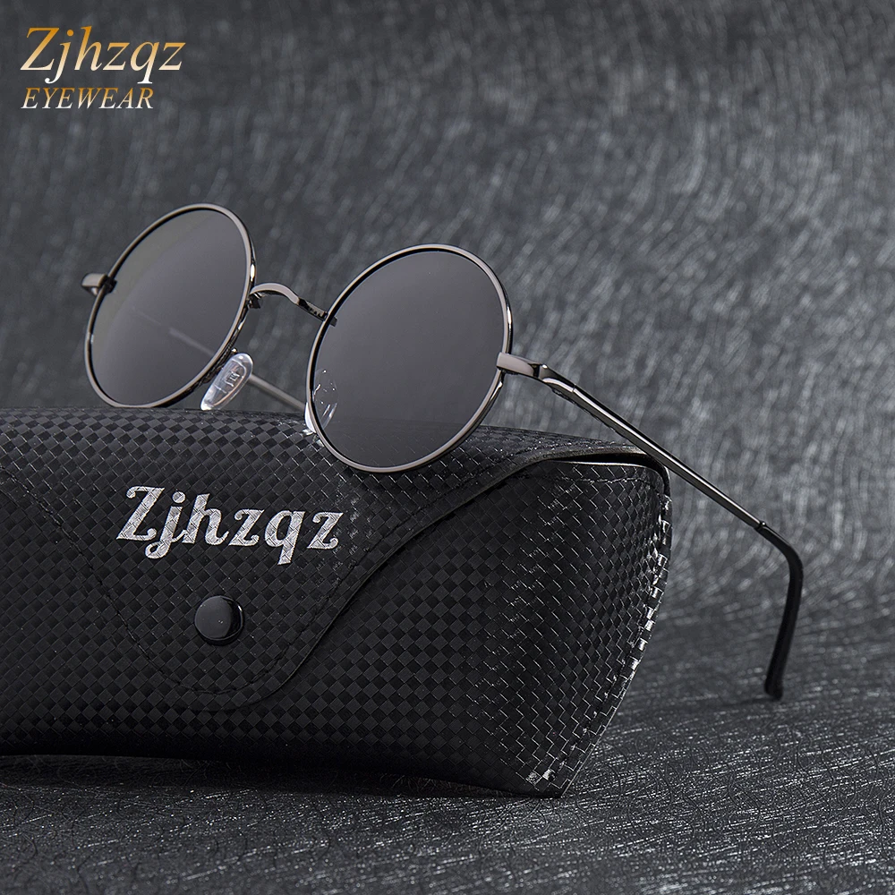 ZJHZQZ Steampunk Round Sunglasses Brand Designer Classic Anti-UV Polarized Metal Frame Small Vintage Retro John Lennon Glasses
ZJHZQZ Steampunk Round Sunglasses Brand Designer Classic Anti-UV Polarized Metal Frame Small Vintage Retro John Lennon Glasses