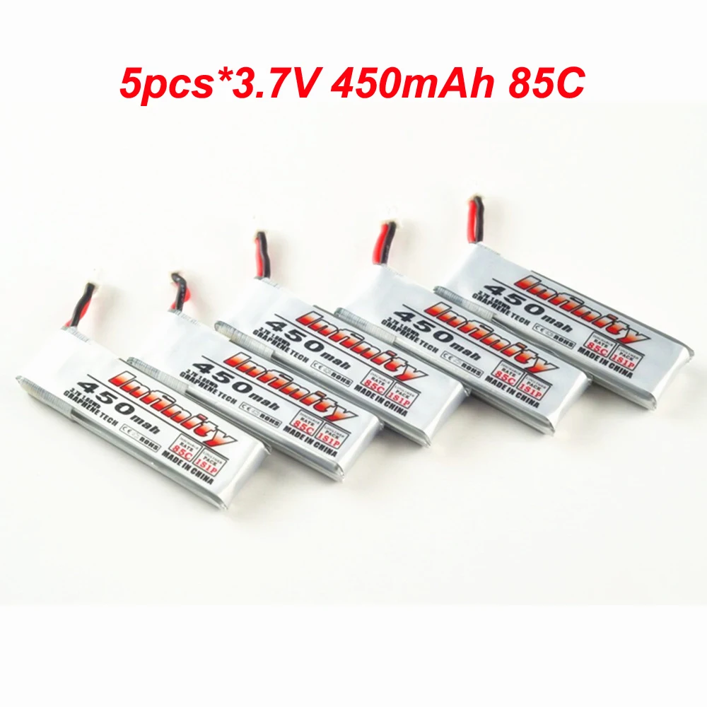 1PCS/2PCS/5PCS AHTECH Infinity 3.7V 3.8V 450mAh 85C 1S Rechargeable Lithium & PH2.0 Plug Lipo Battery For RC Models
1PCS/2PCS/5PCS AHTECH Infinity 3.7V 3.8V 450mAh 85C 1S Rechargeable Lithium & PH2.0 Plug Lipo Battery For RC Models