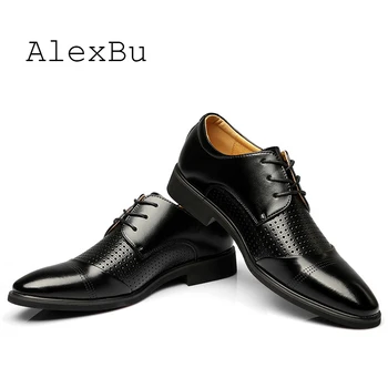 AlexBu Dress Man Leather Shoes Man Classic Business Office Luxury Brand Fashion Wedding Shoes Spring Top Quality Black Brown
AlexBu Dress Man Leather Shoes Man Classic Business Office Luxury Brand Fashion Wedding Shoes Spring Top Quality Black Brown