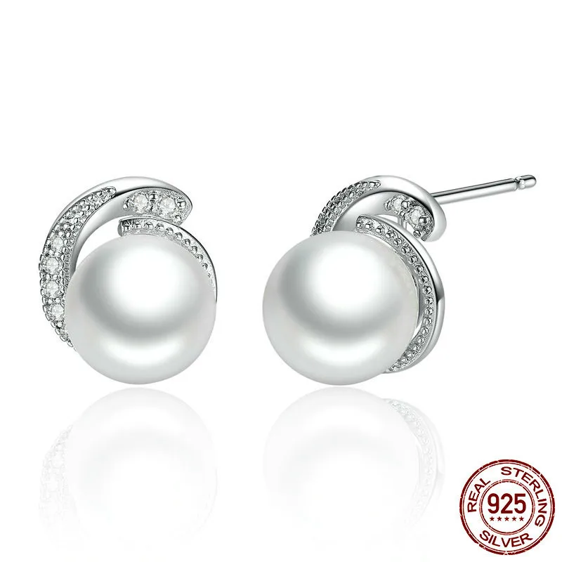Pearl Earrings Jewelry 925 Sterling Silver White Pearl Push-back Stud Earrings For Women Fashion Jewelry Sce021
Pearl Earrings Jewelry 925 Sterling Silver White Pearl Push-back Stud Earrings For Women Fashion Jewelry Sce021