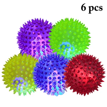 6PCS Fashion Pet Toy Ball Squeaky Ball Funny Interactive Spiky Ball Pet Sound Toy With Flashing Light
6PCS Fashion Pet Toy Ball Squeaky Ball Funny Interactive Spiky Ball Pet Sound Toy With Flashing Light