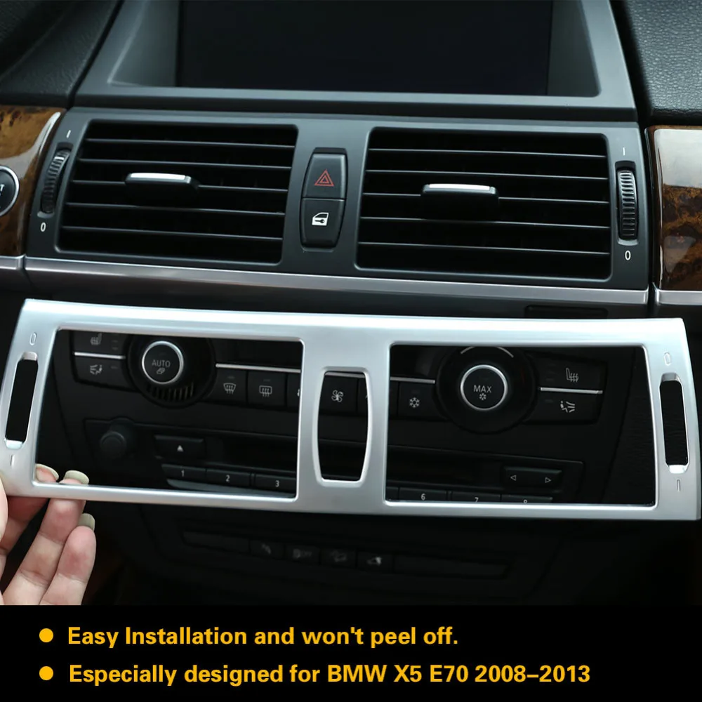 Car Chromium electroplating Console Air Condition Outlet Vent Cover for BMW X5 E70 2008 2009 2010 2011 2012 2013 Car new
Car Chromium electroplating Console Air Condition Outlet Vent Cover for BMW X5 E70 2008 2009 2010 2011 2012 2013 Car new