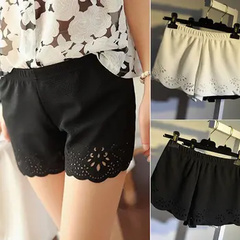 Hot Sale Women Ladies Fashion Casual Elastic High Waist Solid Shorts Casual Hollow Floral Beach Hot Shorts
Hot Sale Women Ladies Fashion Casual Elastic High Waist Solid Shorts Casual Hollow Floral Beach Hot Shorts