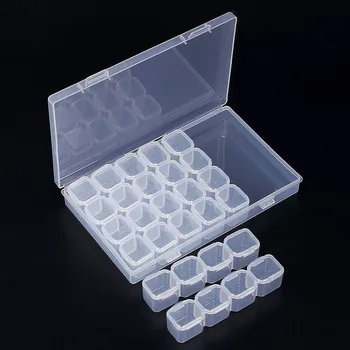 Fashion 28 Lattices Dismountable Beads Button Box Boxes Cross Stitch Cases Jewelry Beads Display Box
Fashion 28 Lattices Dismountable Beads Button Box Boxes Cross Stitch Cases Jewelry Beads Display Box
