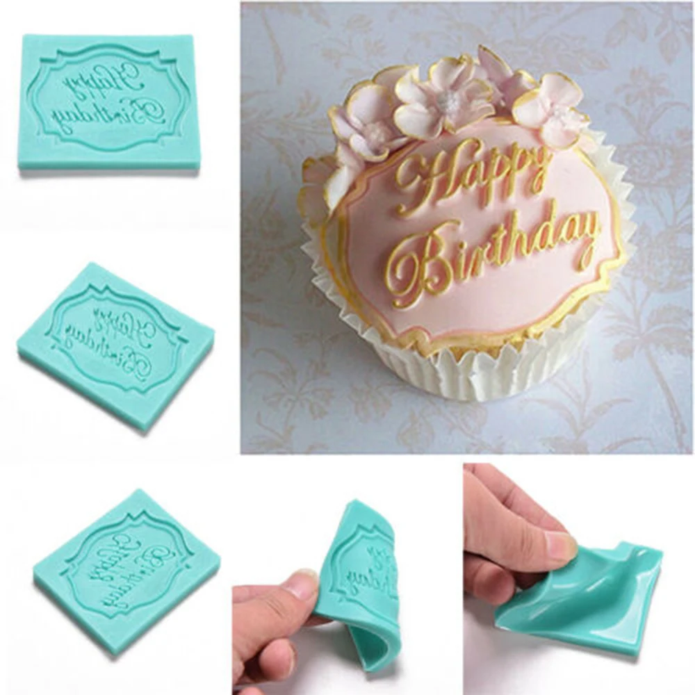 Fondant Craft Cake Molds Cake Chocolate Candy Sugarcraft Baking Tool Happy Birthday Letters Form Silicone Mould
Fondant Craft Cake Molds Cake Chocolate Candy Sugarcraft Baking Tool Happy Birthday Letters Form Silicone Mould