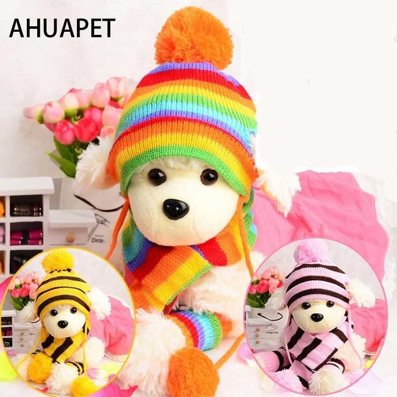 Corgi Costume Dog Cap Franse Bulldog Hat For Dogs Winter Supplies Yorkshire Terrier Stripe Knitted Scarf Puppy Outfit Costume
Corgi Costume Dog Cap Franse Bulldog Hat For Dogs Winter Supplies Yorkshire Terrier Stripe Knitted Scarf Puppy Outfit Costume