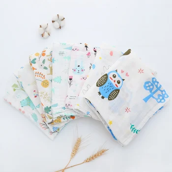 110*110cm Baby Blanket Muslin Cotton Bedding Baby Toys for 0-12 Months Swaddle Towel Animal Sleeping Swaddle Quilt Baby Products
110*110cm Baby Blanket Muslin Cotton Bedding Baby Toys for 0-12 Months Swaddle Towel Animal Sleeping Swaddle Quilt Baby Products