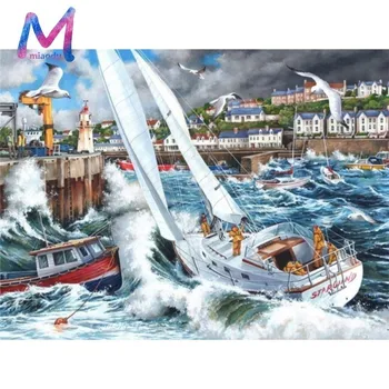 MIAODU Diamond Embroidery Sailboat 5D DIY Diamond Painting Full Square Diamond Mosaic Picture Of Rhinestone Seaman Decor Home
MIAODU Diamond Embroidery Sailboat 5D DIY Diamond Painting Full Square Diamond Mosaic Picture Of Rhinestone Seaman Decor Home