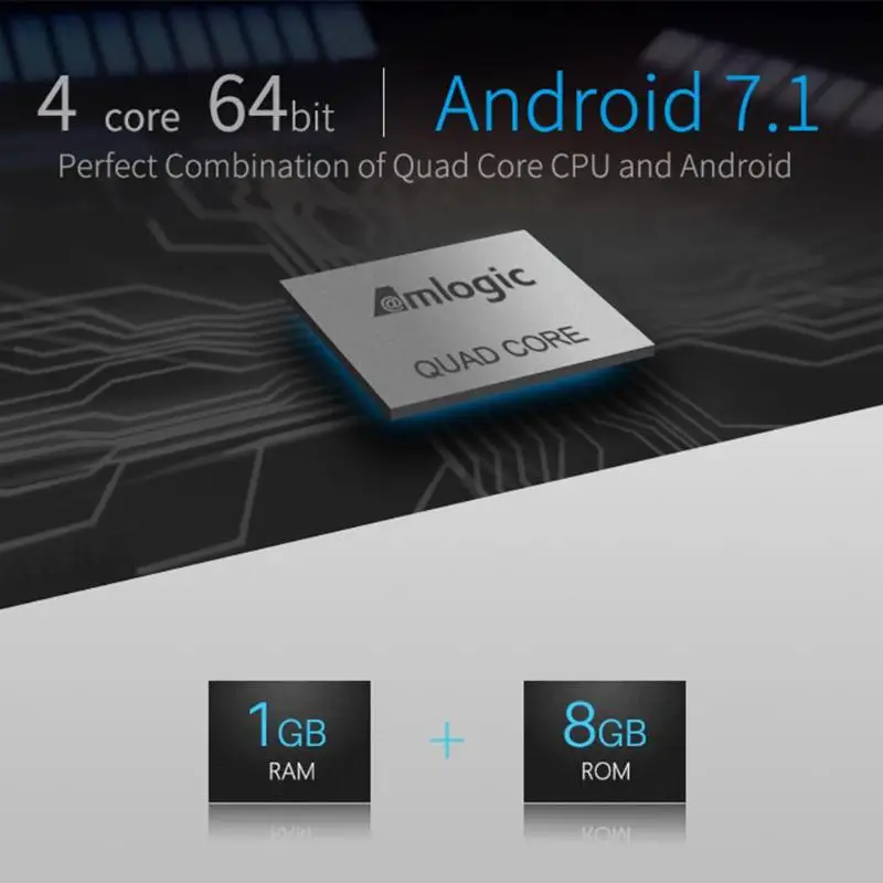 Android 7.1 M8s Plus W Smart TV Box Amlogic 64Bit S905X Quad Core RAM 1GB ROM 8GB Media Player Set-Top Box
Android 7.1 M8s Plus W Smart TV Box Amlogic 64Bit S905X Quad Core RAM 1GB ROM 8GB Media Player Set-Top Box