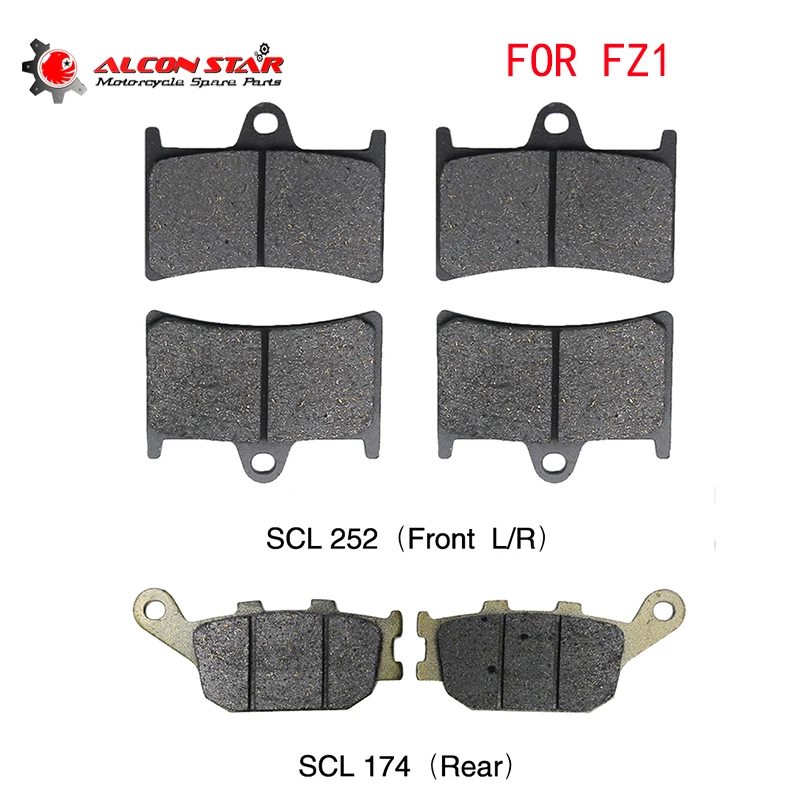 Alconstar Motorcycle Front & Rear Brake Pads For Yamaha FZ1 2006-2015 Motorbike Brake System
Alconstar Motorcycle Front & Rear Brake Pads For Yamaha FZ1 2006-2015 Motorbike Brake System