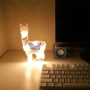 6leds Decorative Hanging Night Lamp Light Alpaca Shape Cute Battery Powered Bedside Gift Path Desktop
6leds Decorative Hanging Night Lamp Light Alpaca Shape Cute Battery Powered Bedside Gift Path Desktop
