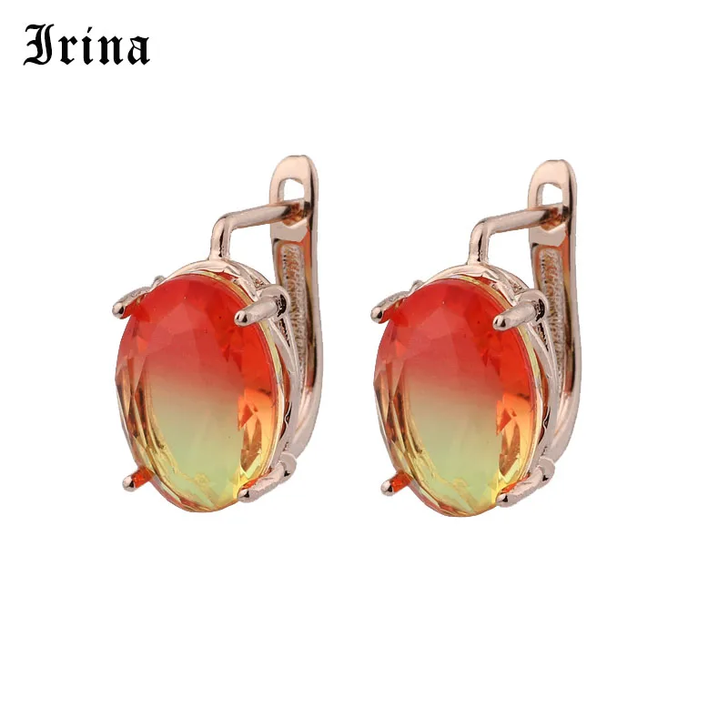 Irina New Ellipse 8 Colour Drop Earrings Women Fashion Noble Wedding Jewelry 585 Rose Gold Zircon Dangle Earrings For Girl
Irina New Ellipse 8 Colour Drop Earrings Women Fashion Noble Wedding Jewelry 585 Rose Gold Zircon Dangle Earrings For Girl