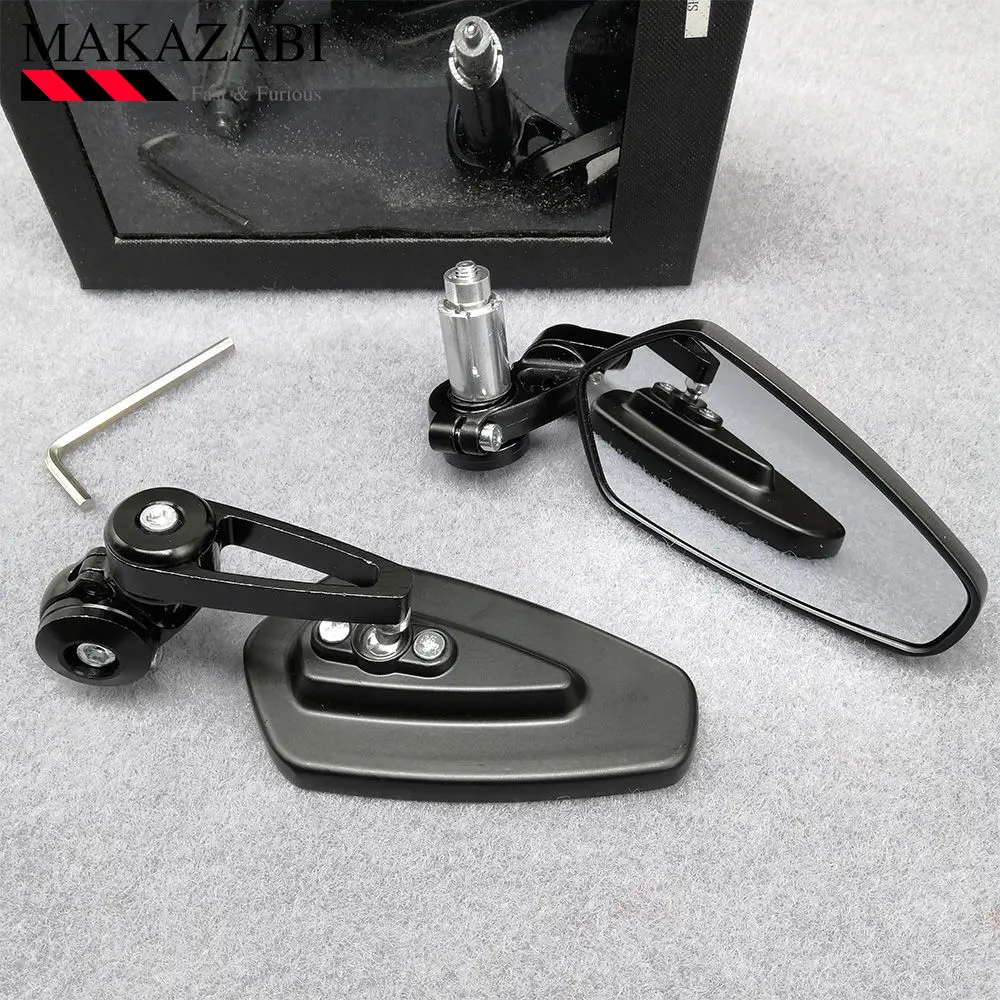 7/8" Universal Motorcycle Bar End Rearview Mirrors Rear View Handle Side Mirrors Oval Aluminum For KTM Suzuki Kawasaki Yamaha
7/8" Universal Motorcycle Bar End Rearview Mirrors Rear View Handle Side Mirrors Oval Aluminum For KTM Suzuki Kawasaki Yamaha