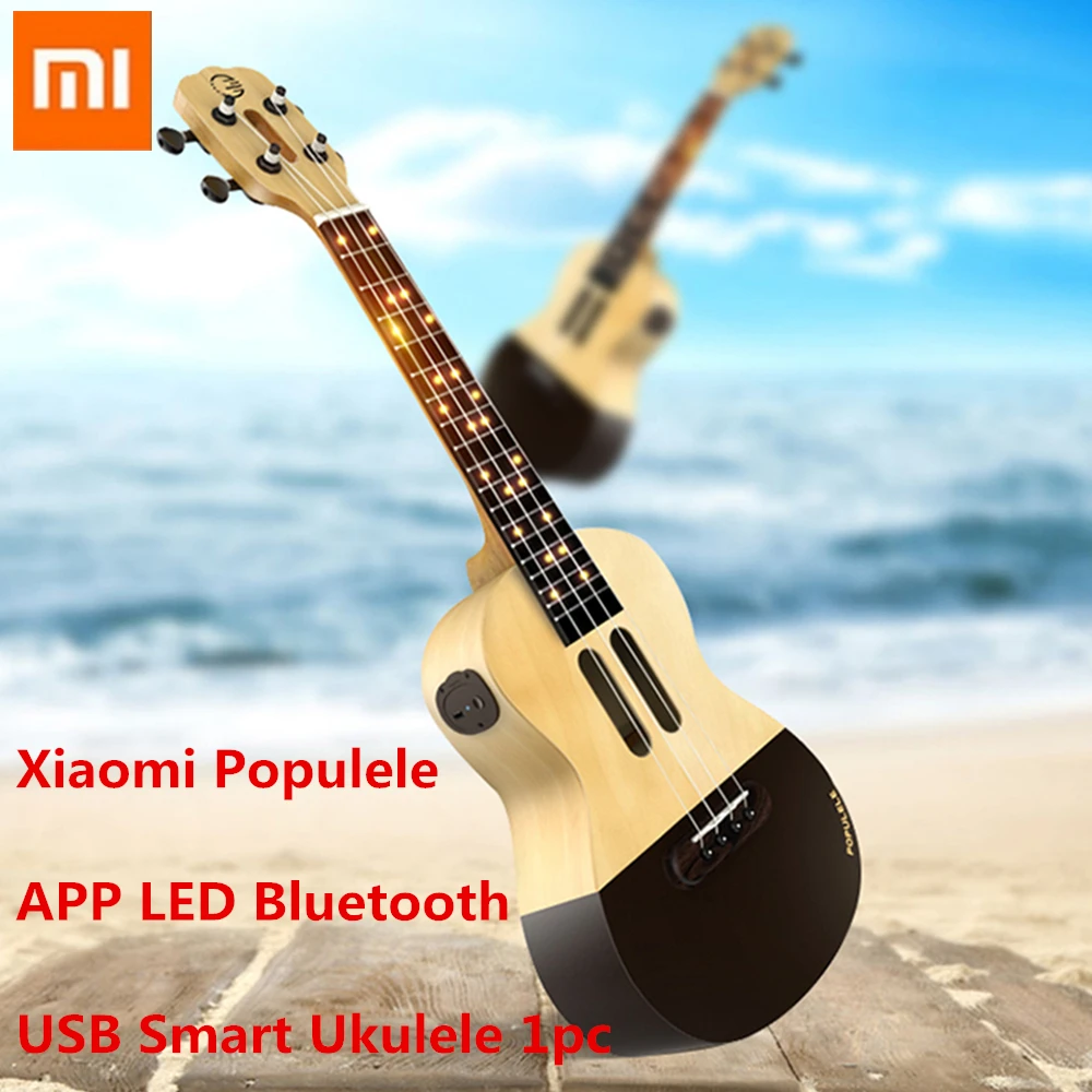 Новейшая версия! Xiaomi polele 23 дюймов Гавайские гитары укулеле приложение