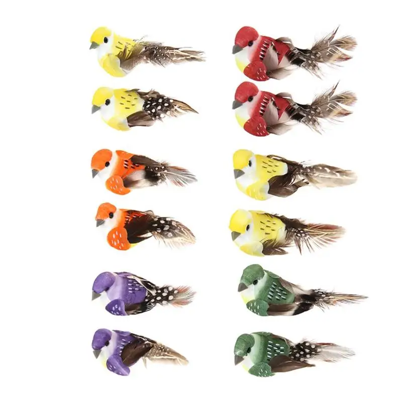 12pcs/set Artificial Foam Feather Simulation Bird Models DIY Party Crafts Ornament Props Home Garden Wedding Decoration Magnet
12pcs/set Artificial Foam Feather Simulation Bird Models DIY Party Crafts Ornament Props Home Garden Wedding Decoration Magnet