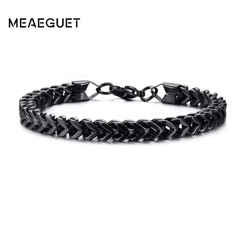 Wheat Chain Mens Bracelet Black Chain Link Bangle Jewelry For Guys Lobster Vegan Jewellery For Him
Wheat Chain Mens Bracelet Black Chain Link Bangle Jewelry For Guys Lobster Vegan Jewellery For Him